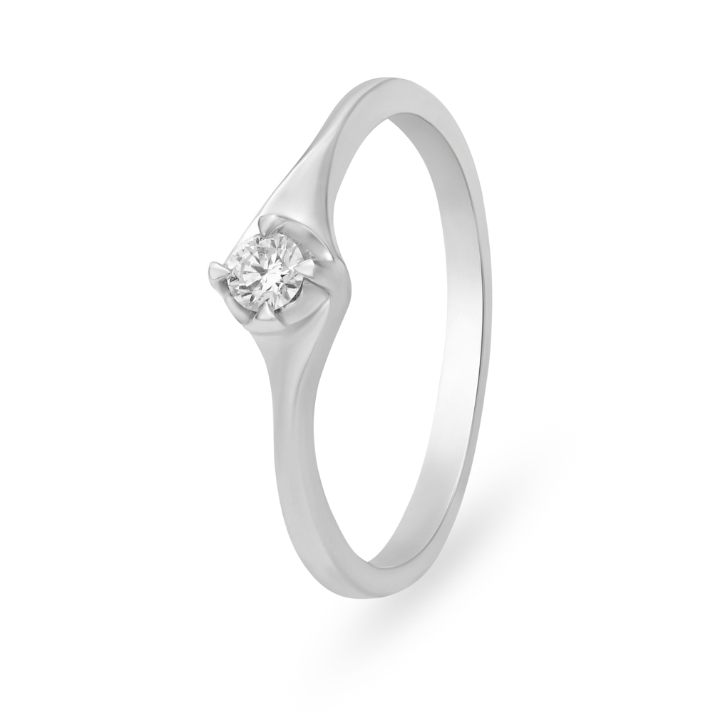Luminous Platinum and Diamond Ring | Tanishq-happymobile.vn