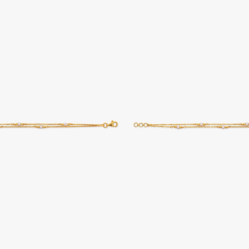 Floating Trio Gold Bracelet,,hi-res image number null
