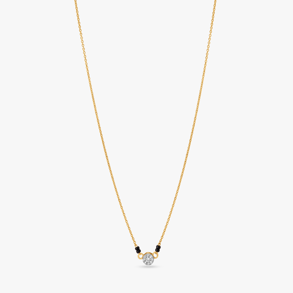 Sparkling Simplicity Diamond Mangalsutra,,hi-res image number null