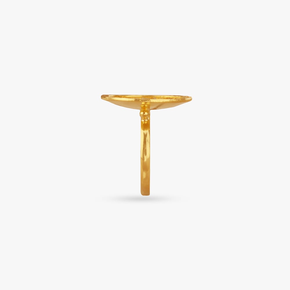 Petal Cutwork Gold Ring,,hi-res image number null