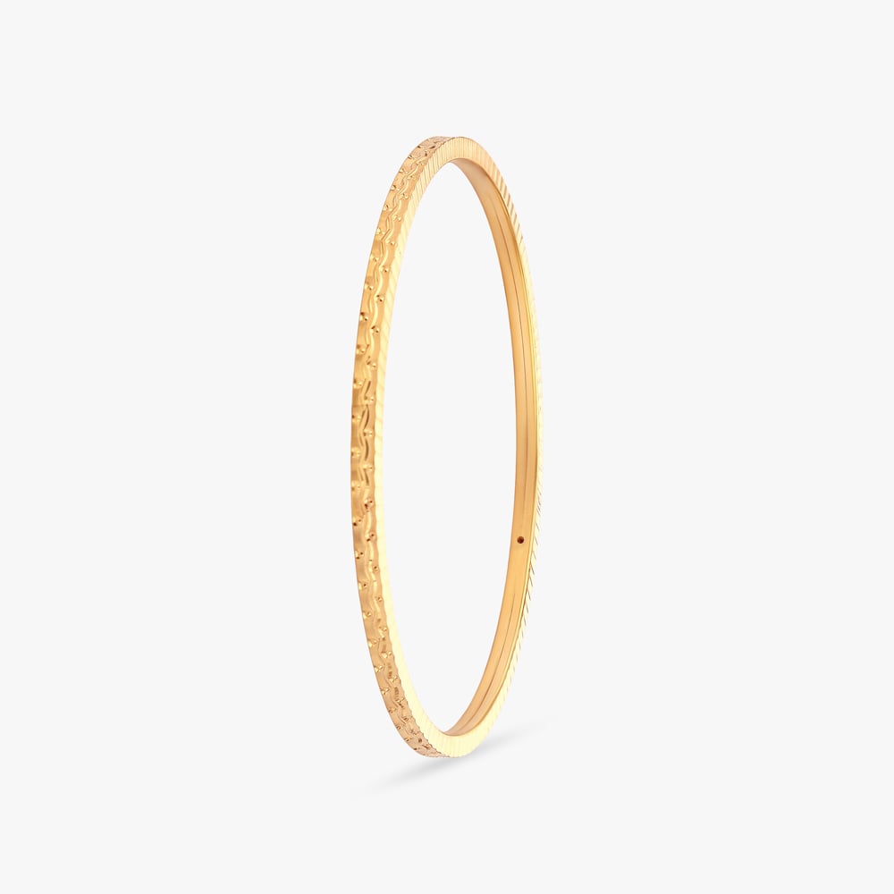 Petal Trace Gold Bangles,,hi-res image number null