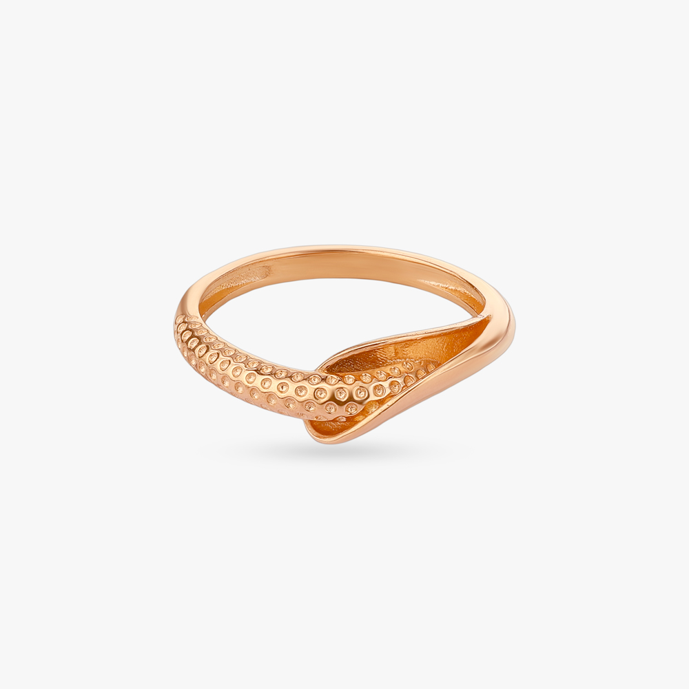 Sculpted Flow Gold Ring,,hi-res image number null