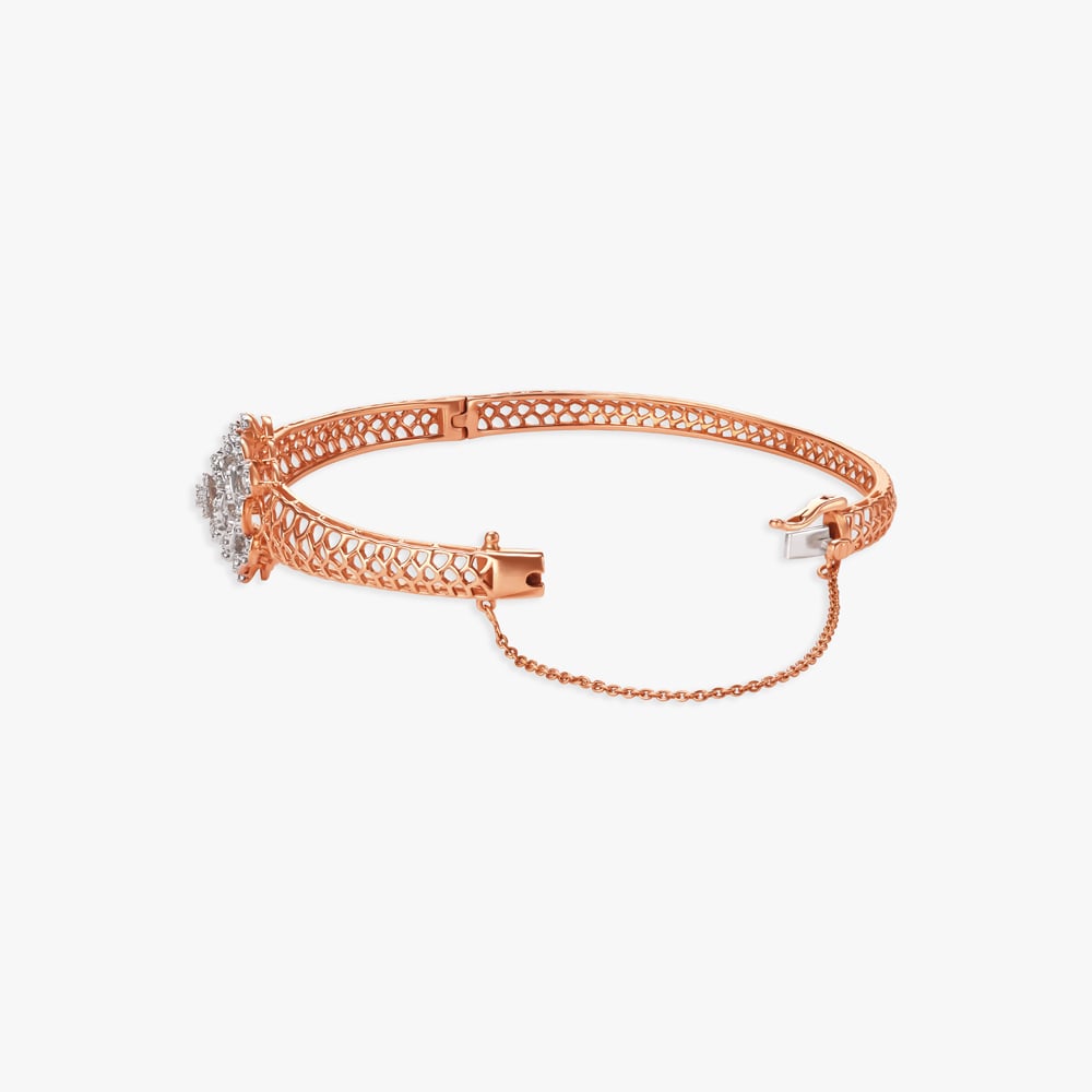 Petal Perfection Diamond Bangle,,hi-res image number null