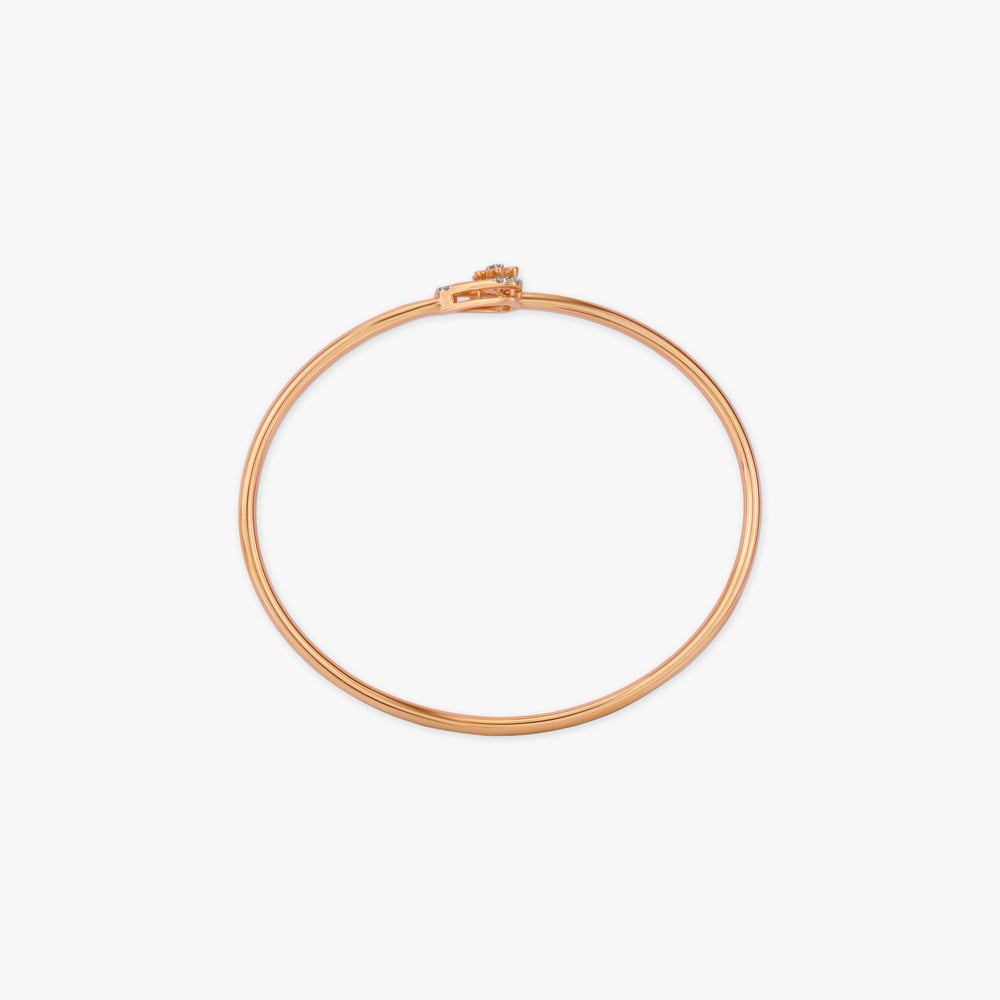 Triangle Bloom Diamond Bangle,,hi-res image number null