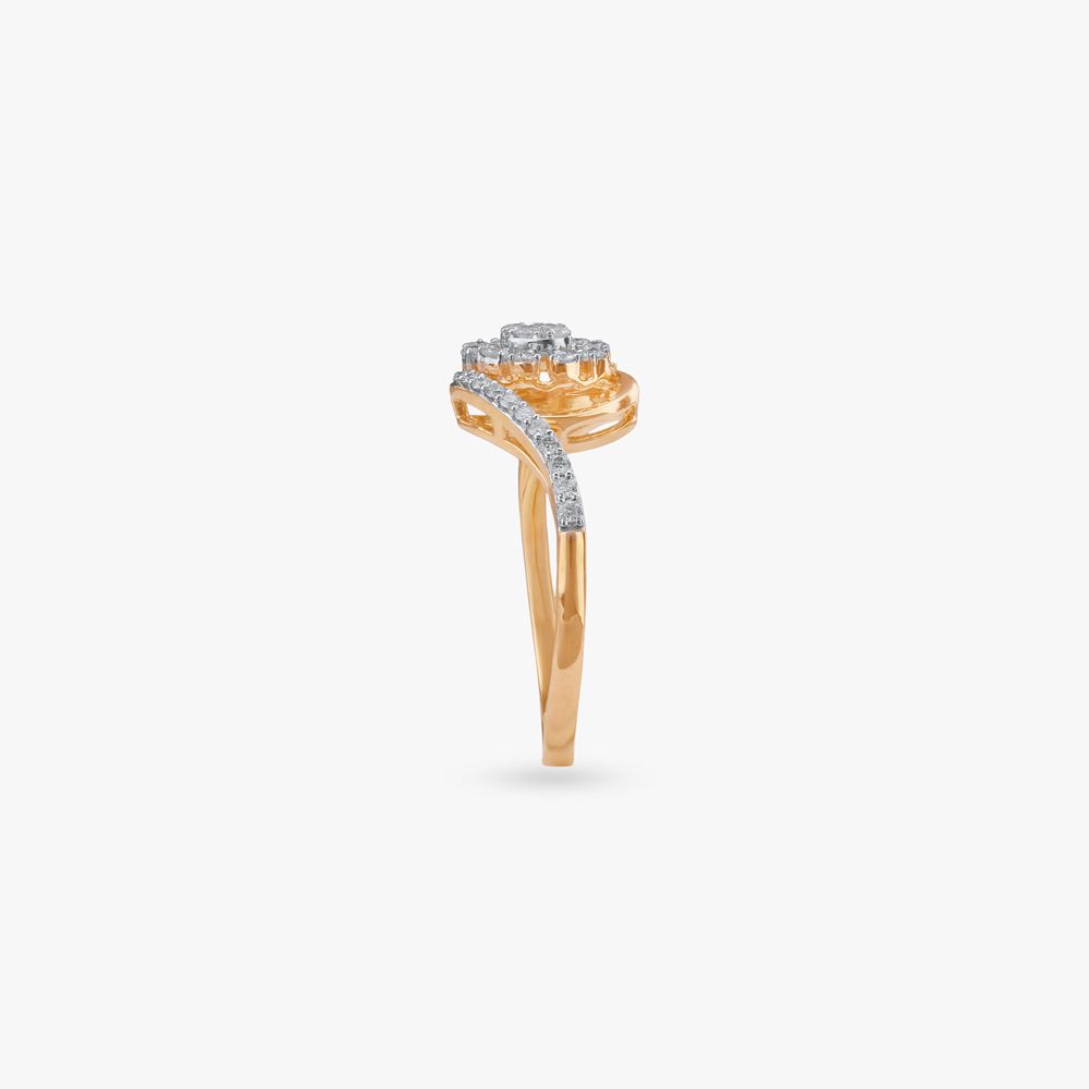 Floral Cluster Diamond Ring,,hi-res image number null
