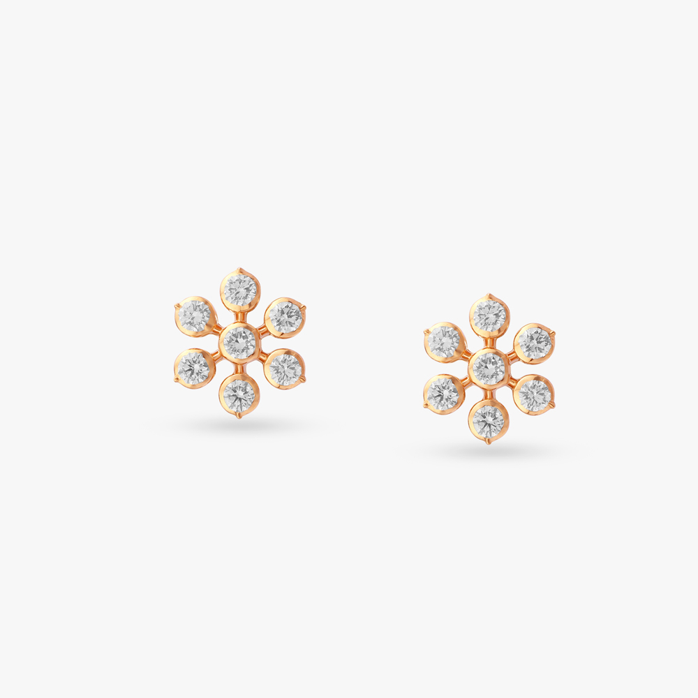 Cluster Diamond Stud Earrings,,hi-res image number null