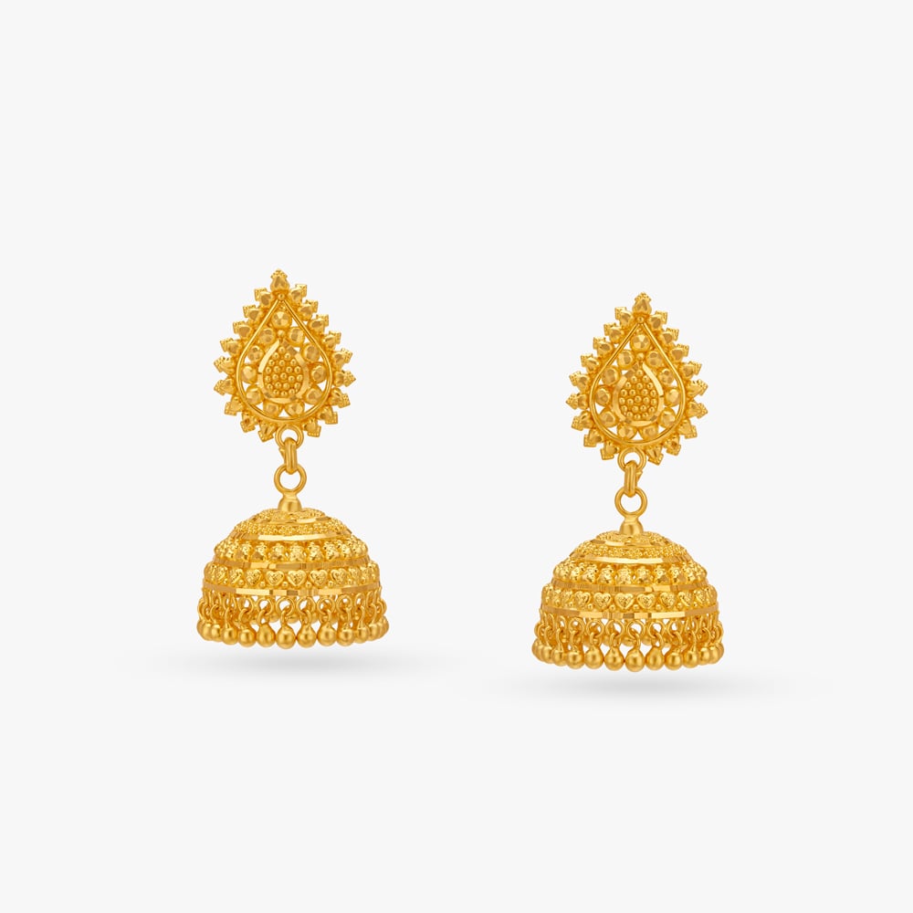Ethereal Traditional Jhumkas,,hi-res image number null