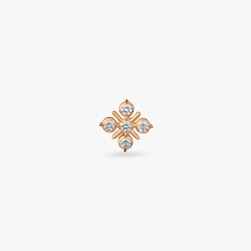 Tiny Gleam Diamond Nose Pin,,hi-res image number null