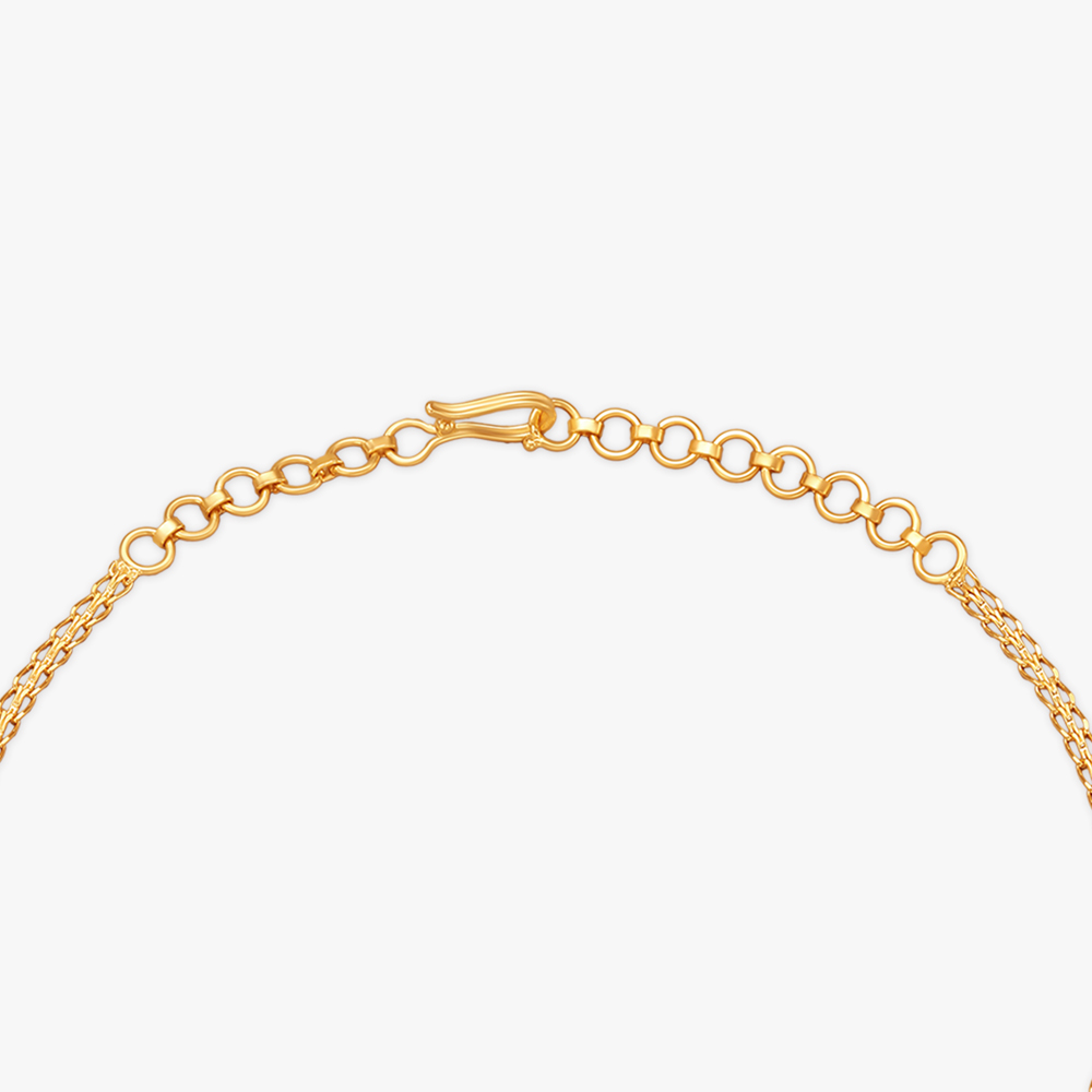 Majestic Elegance Gold Necklace Set,,hi-res image number null