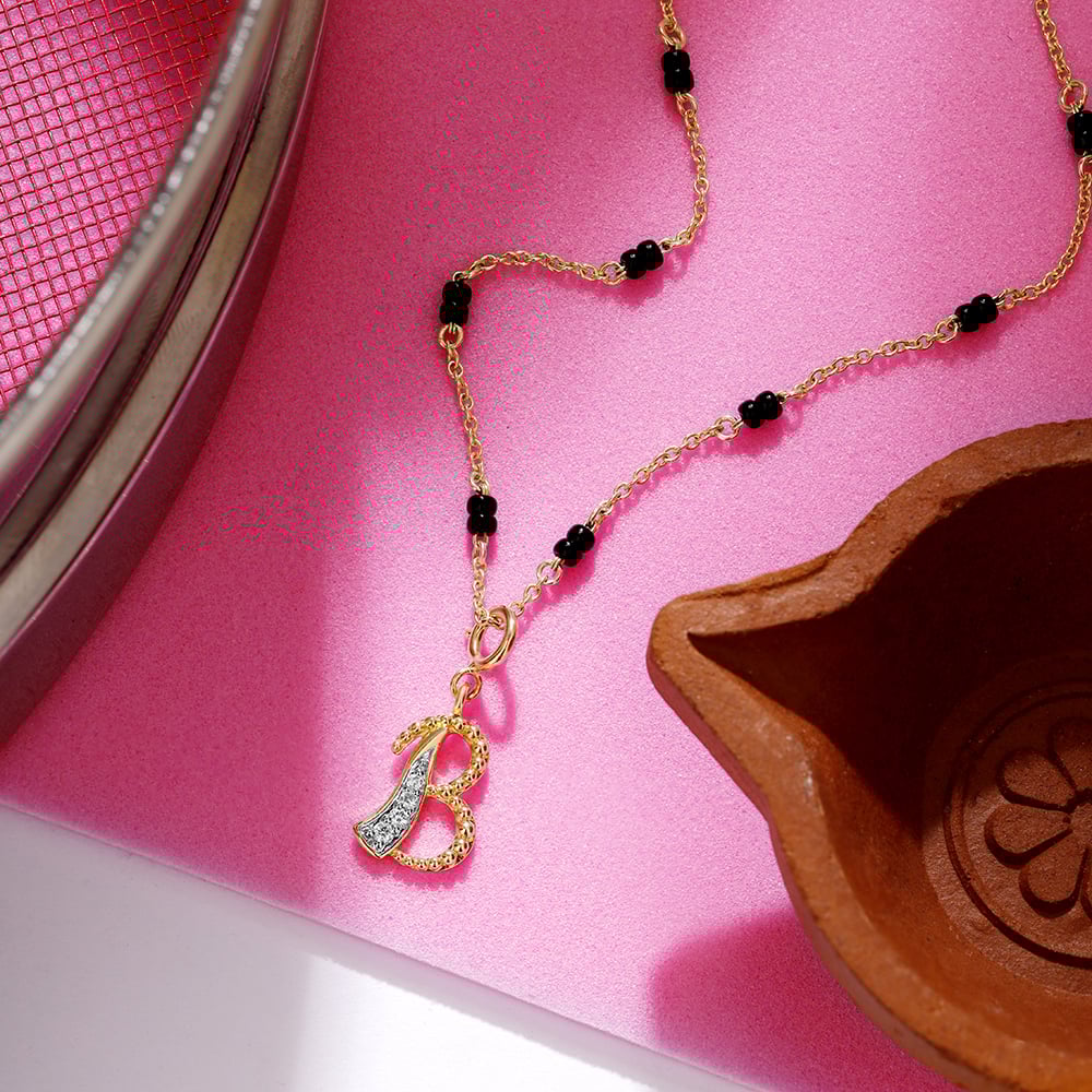 Mia Sutra DIY with Alphabet Charms- B,,hi-res image number null