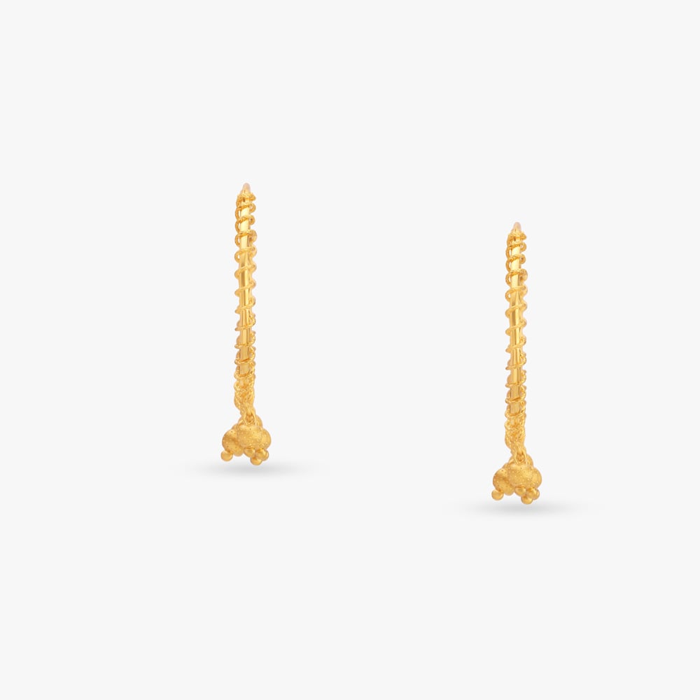 Charming Gold Hoop Earrings,,hi-res image number null