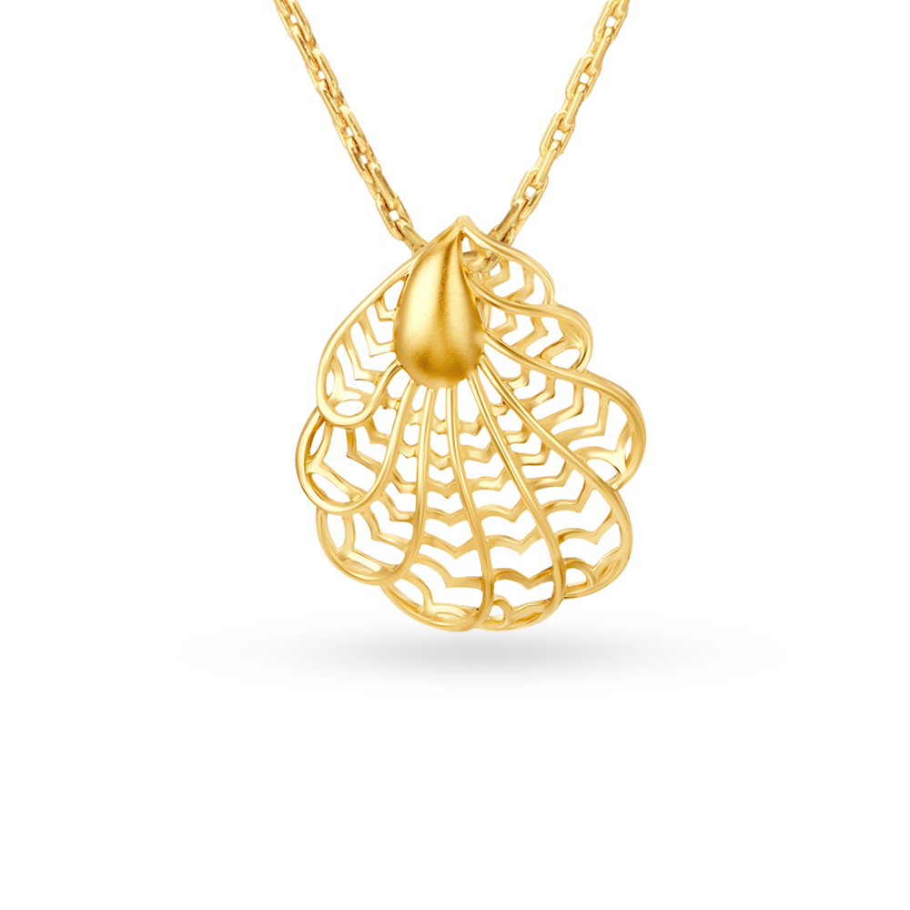 Elegant Gold Peacock Pendant and Earrings Set,,hi-res image number null