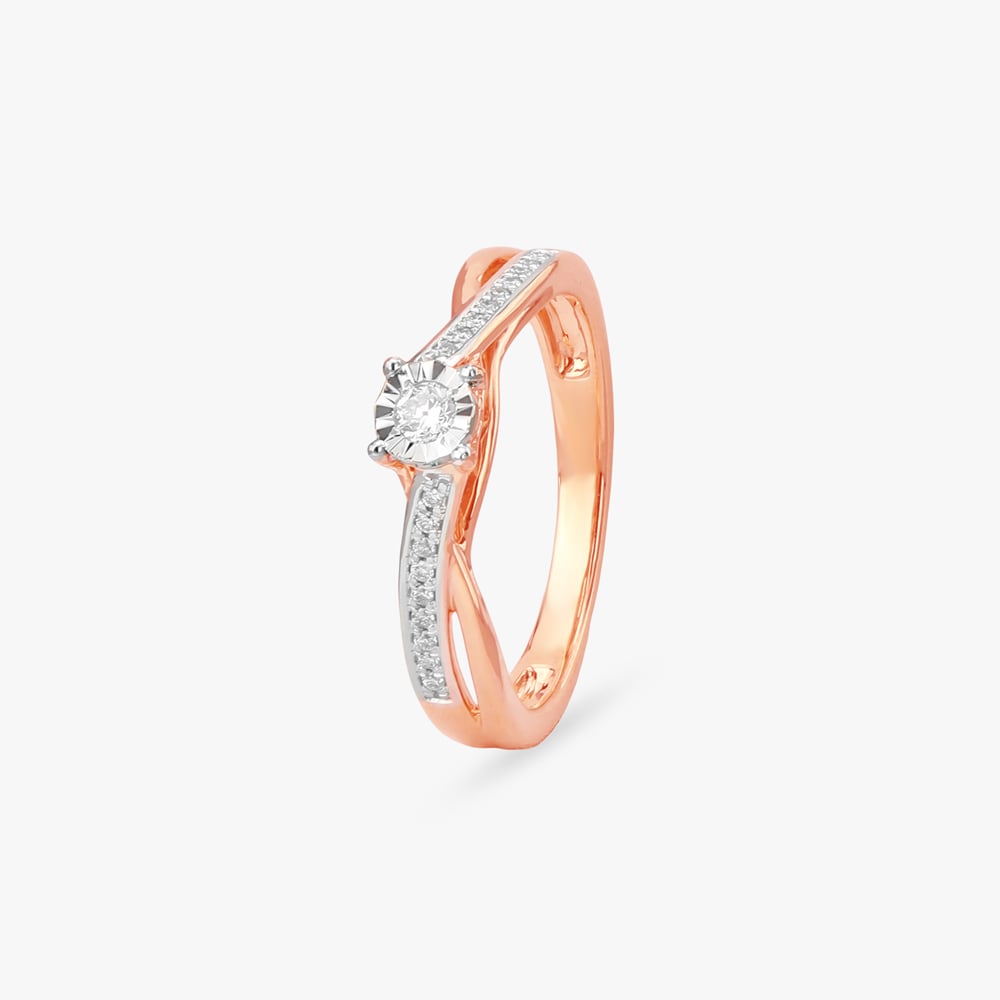 Infinity Curve Diamond Ring,,hi-res image number null