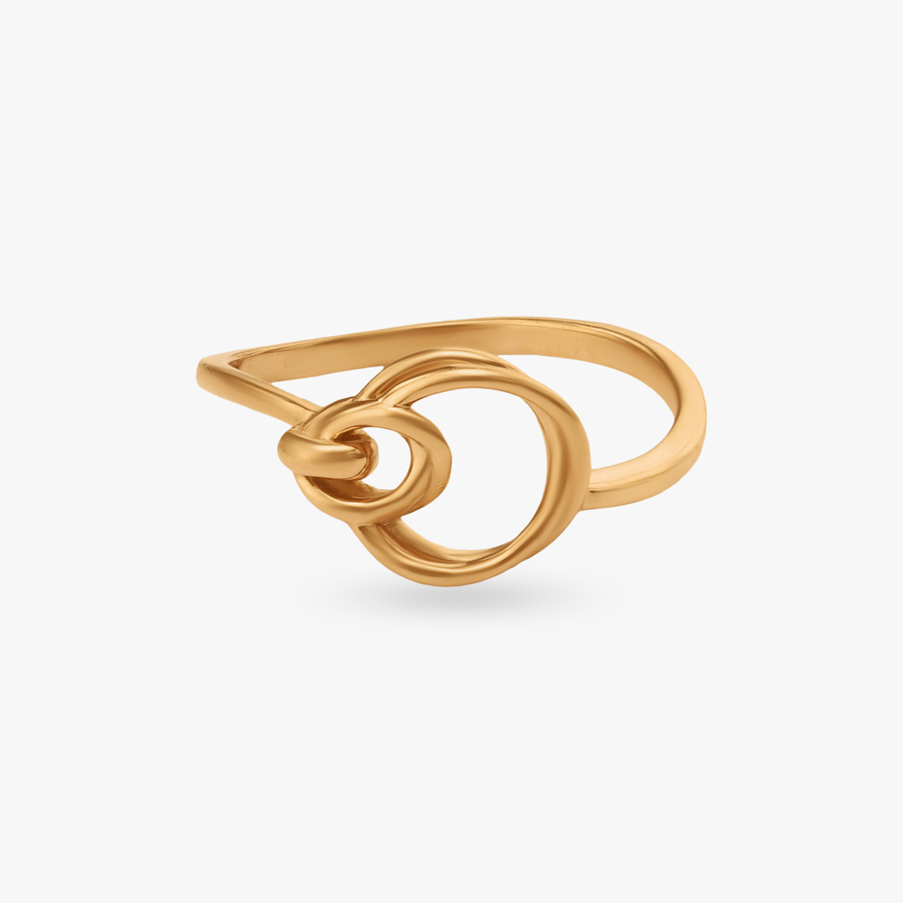 Loop Knot Gold Ring,,hi-res image number null