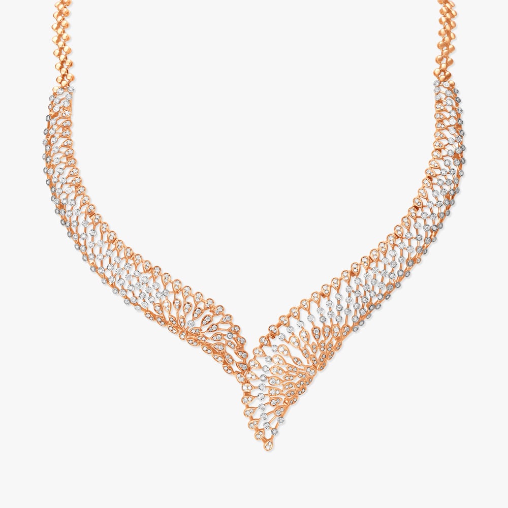 Statement of Elegance Diamond Necklace Set,,hi-res image number null