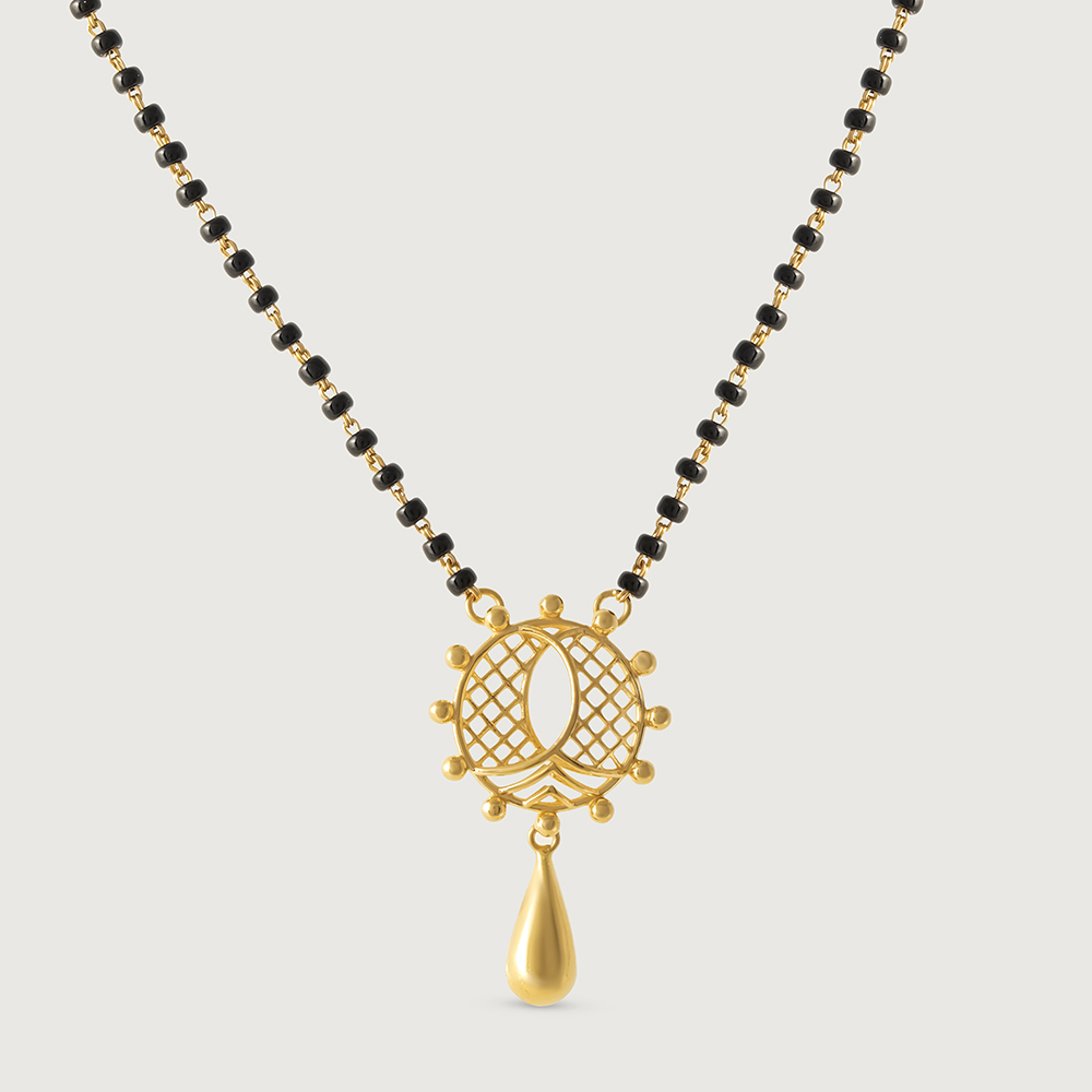 Bonded Hearts Gold and Diamond Mangalsutra,,hi-res image number null