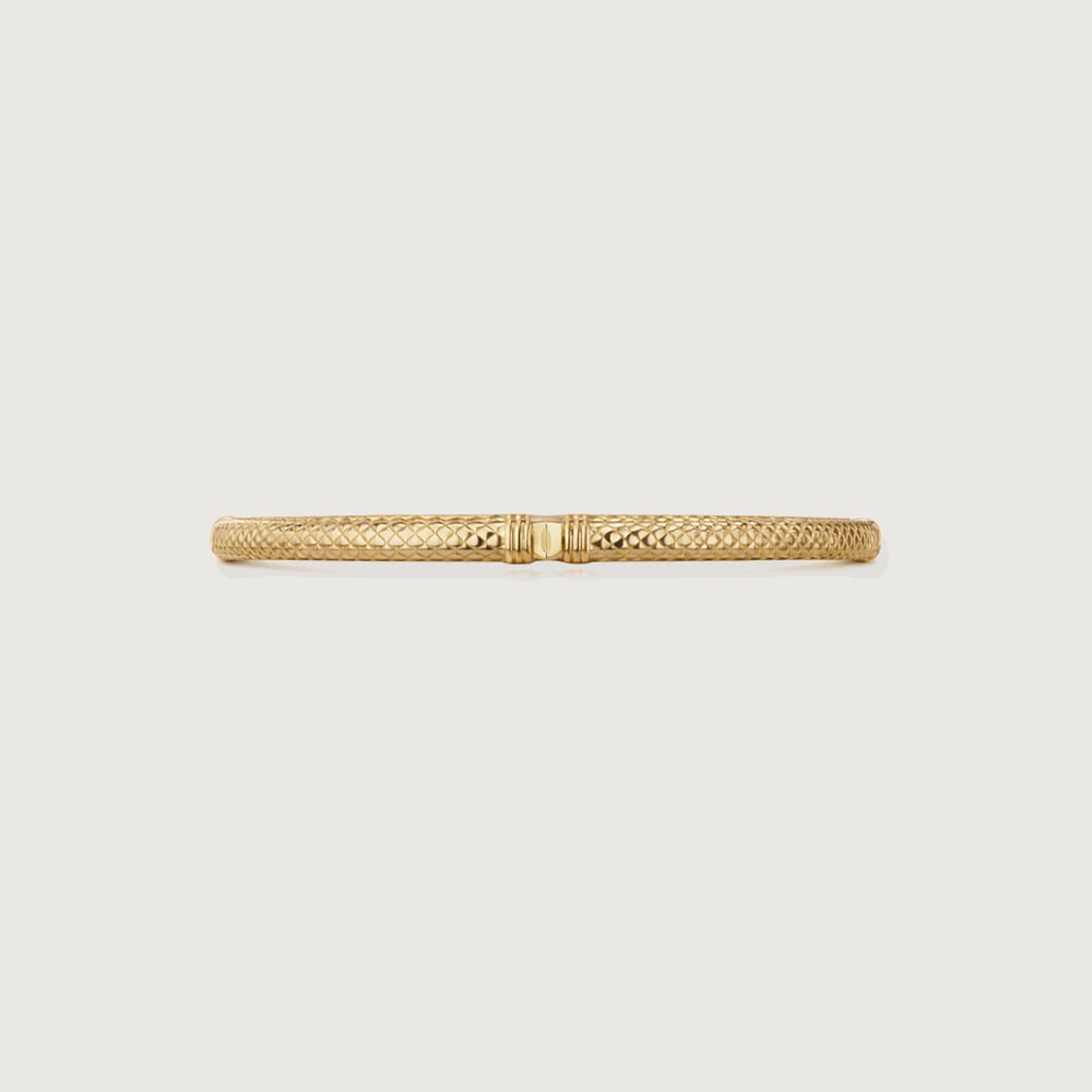 Textured Classic Gold Bangle,,hi-res image number null