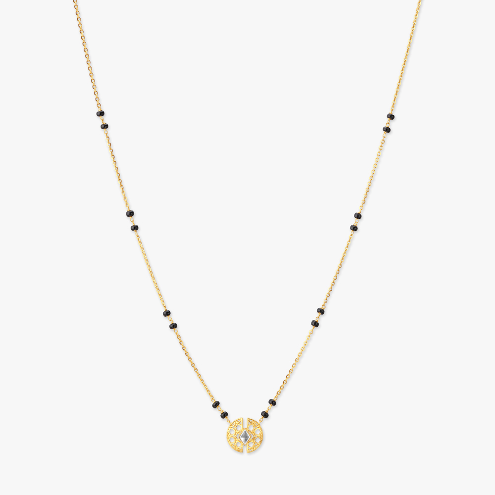 Detailed Heritage Gold Mangalsutra,,hi-res image number null