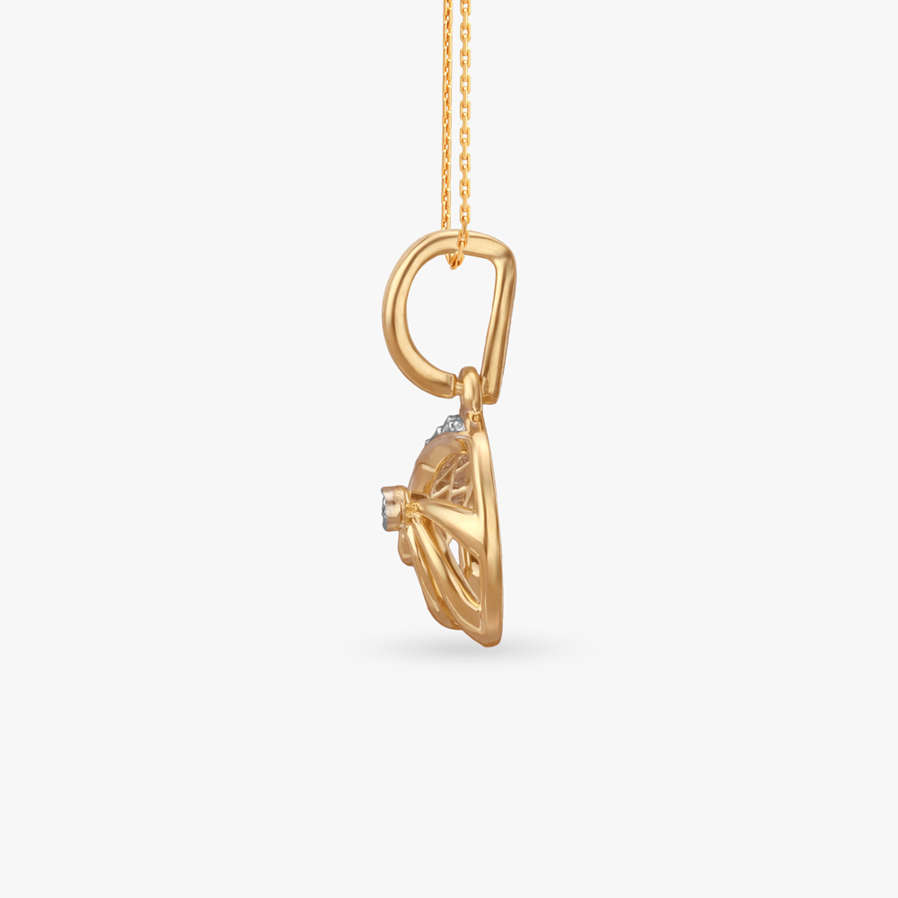 Swirl Motion Diamond Pendant,,hi-res image number null