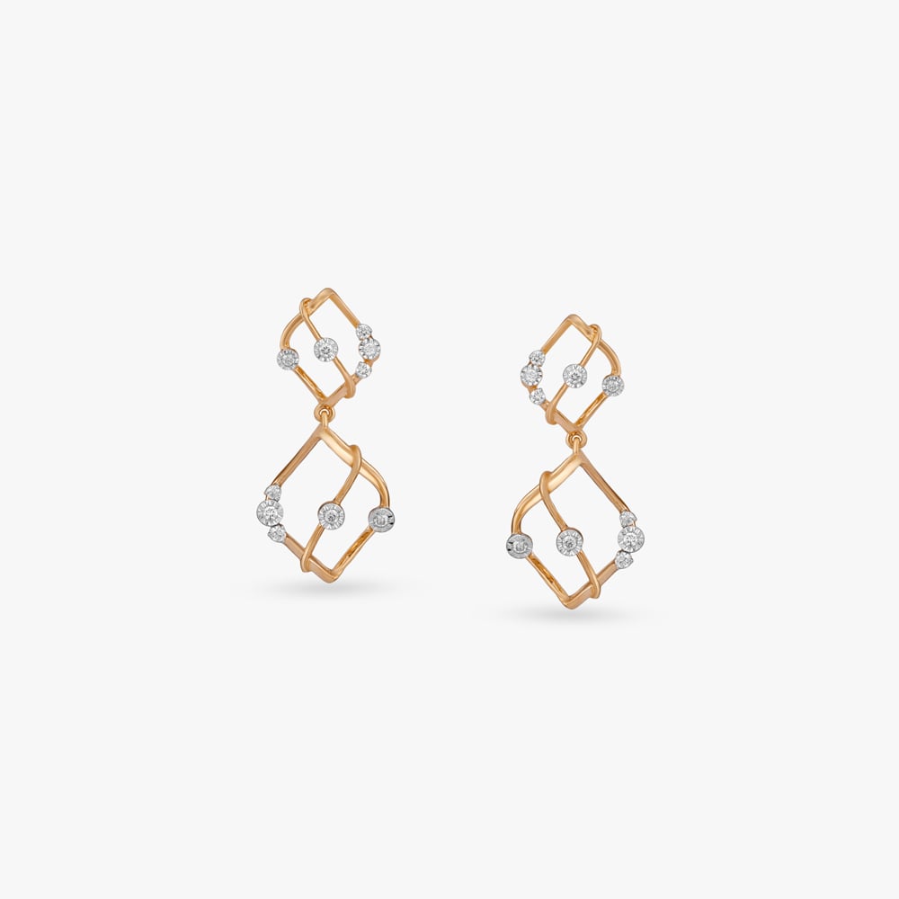 

Modern Muse Diamond Drop Earrings