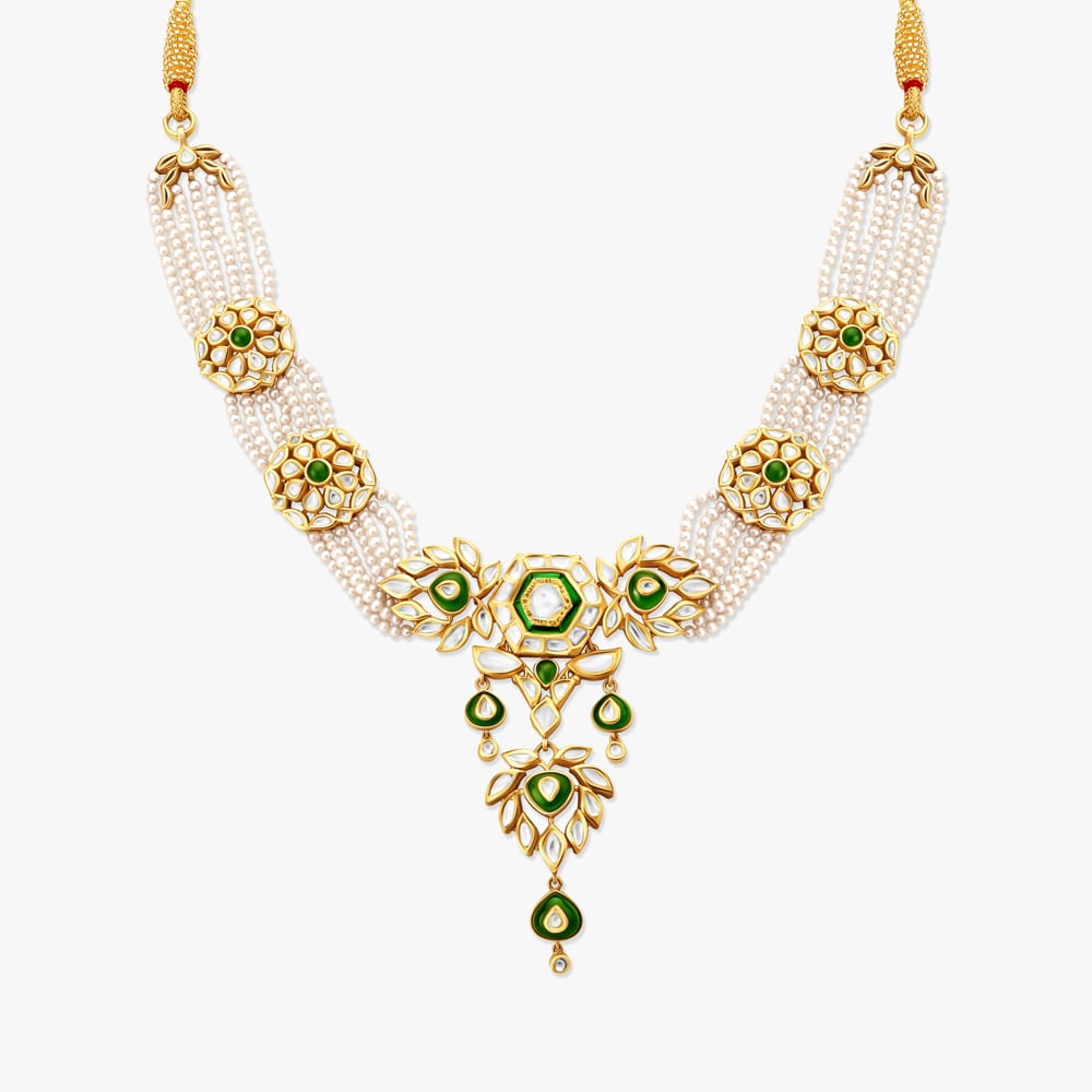 Intricate Kundan Polki Necklace Set,,hi-res image number null