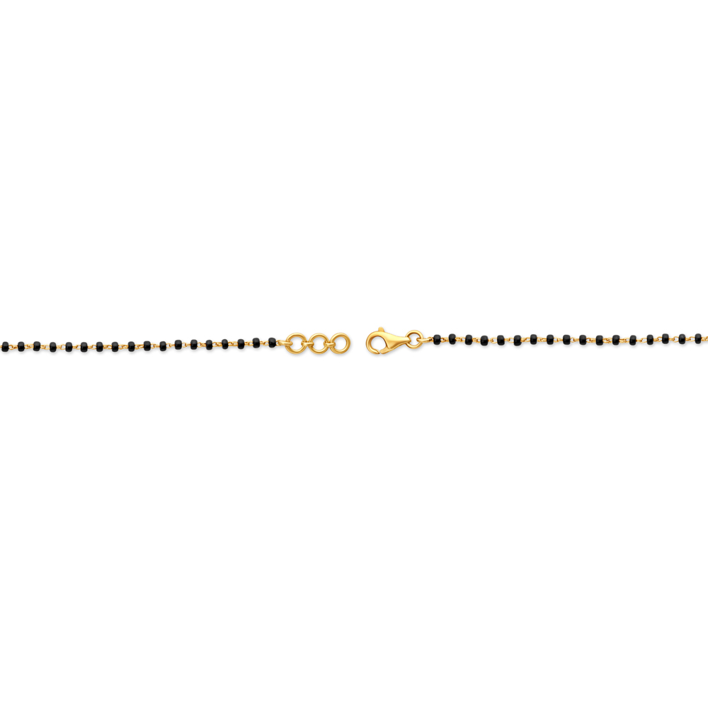 Elegant Diamond Mangalsutra Bracelet in a Combination of Yellow and Rose Gold,,hi-res image number null