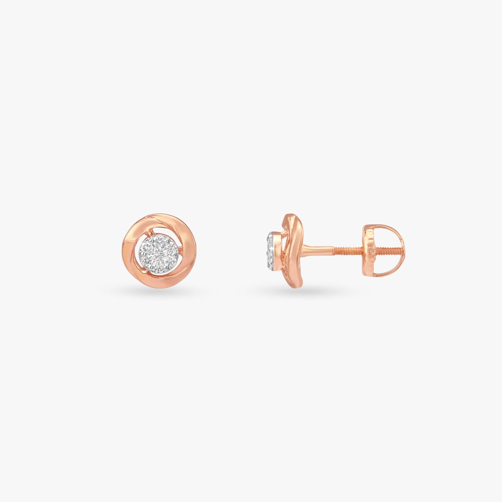 Halo Whisper Diamond Stud Earrings,,hi-res image number null
