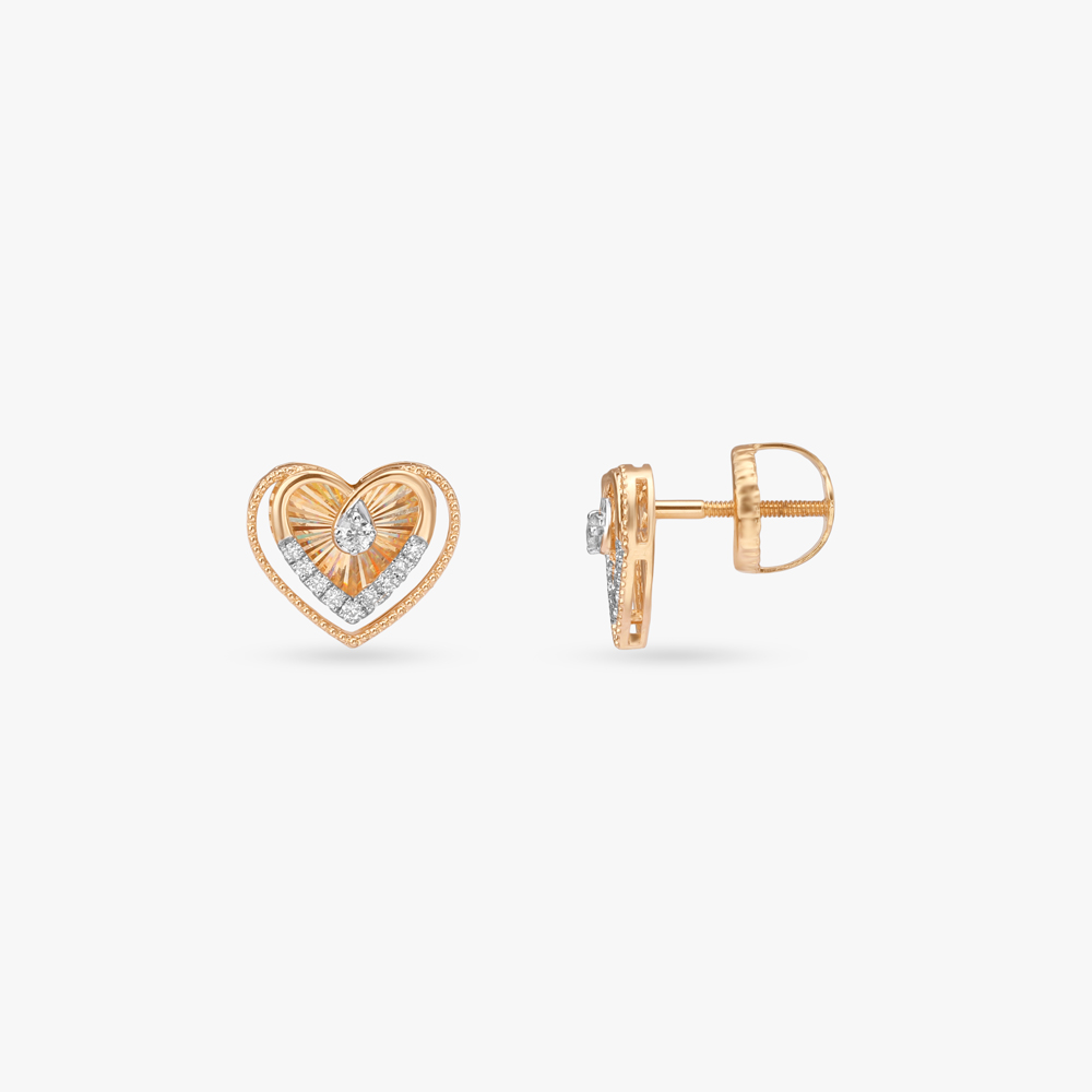 

Luminous Love Diamond Stud Earrings