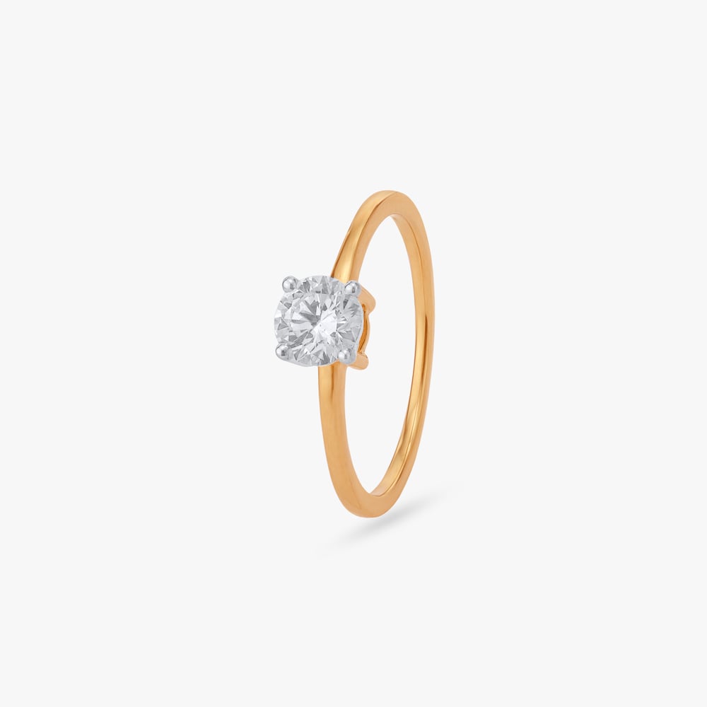 Frosted Radiance Solitaire Ring,,hi-res image number null