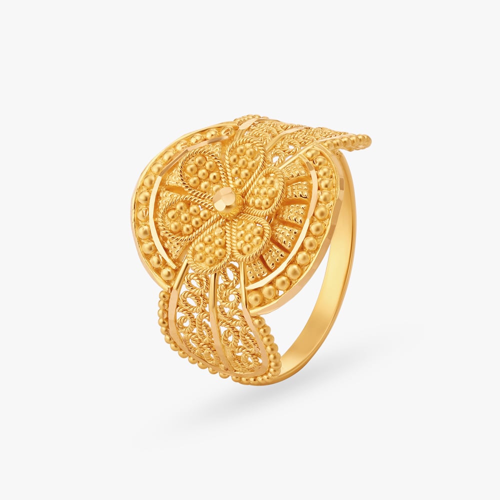 Buy Gold Rings 2 To 5 Grams Online - Stylish Gold Ring Designs For Men