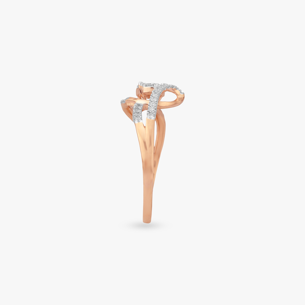 Twisted Elegance Diamond Ring,,hi-res image number null