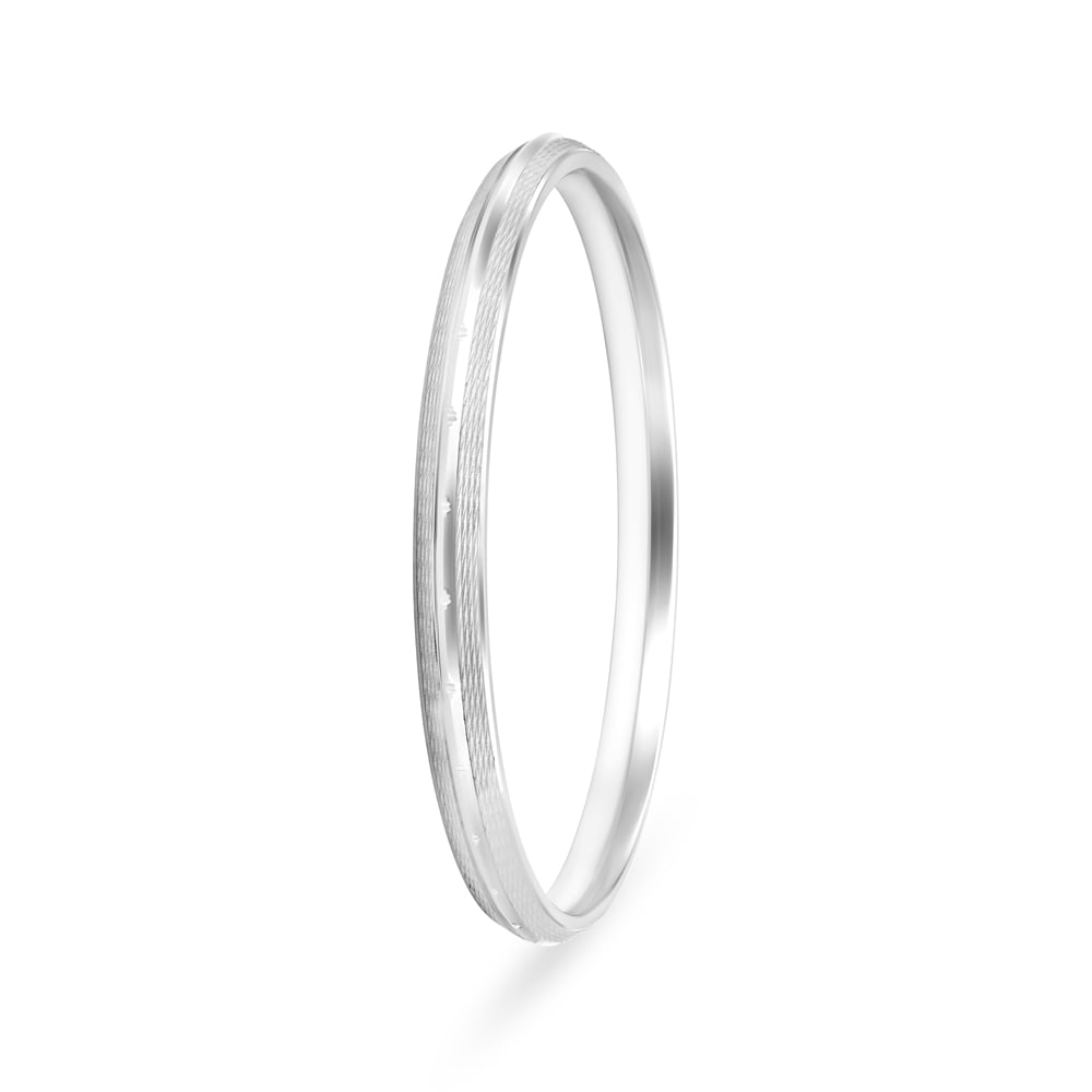 Charming Platinum Kada for Men,,hi-res image number null
