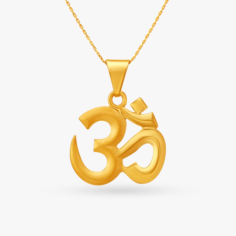 Transcendental Gold Pendant