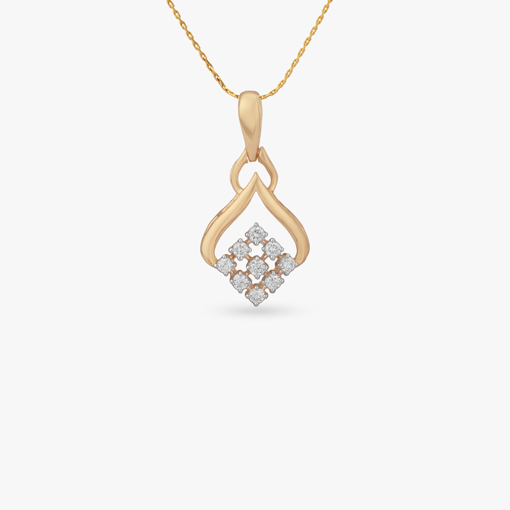 Eternal Curve Diamond Pendant and Earrings Set,,hi-res image number null