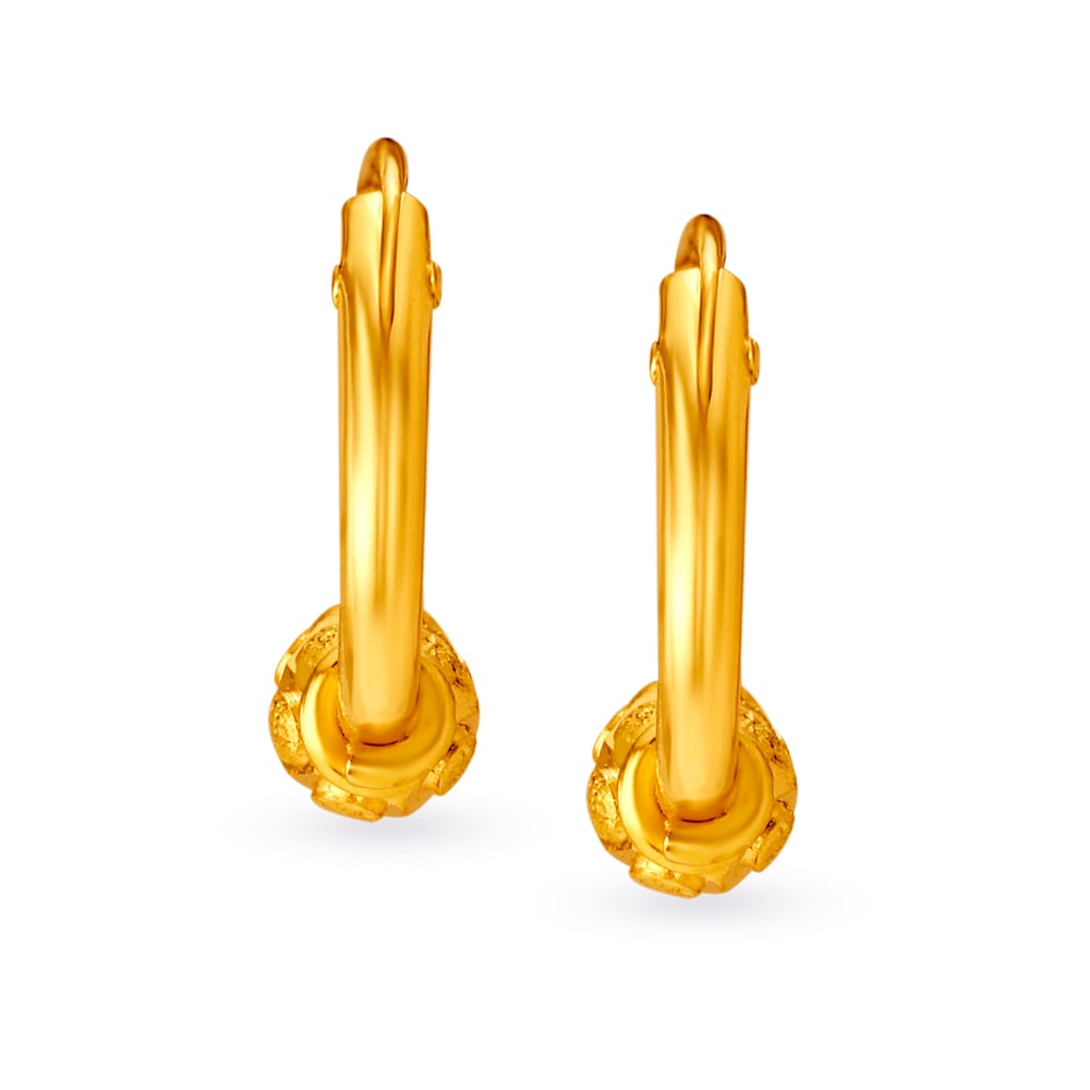 Romantic Gold Hoop Earrings