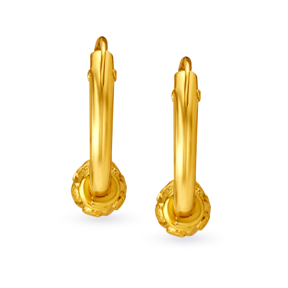 Romantic Gold Hoop Earrings,,hi-res image number null
