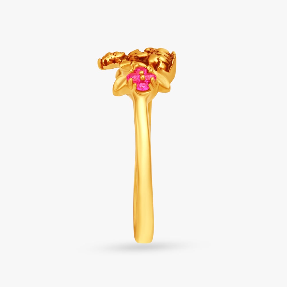 Divine Gold Finger Ring,,hi-res image number null