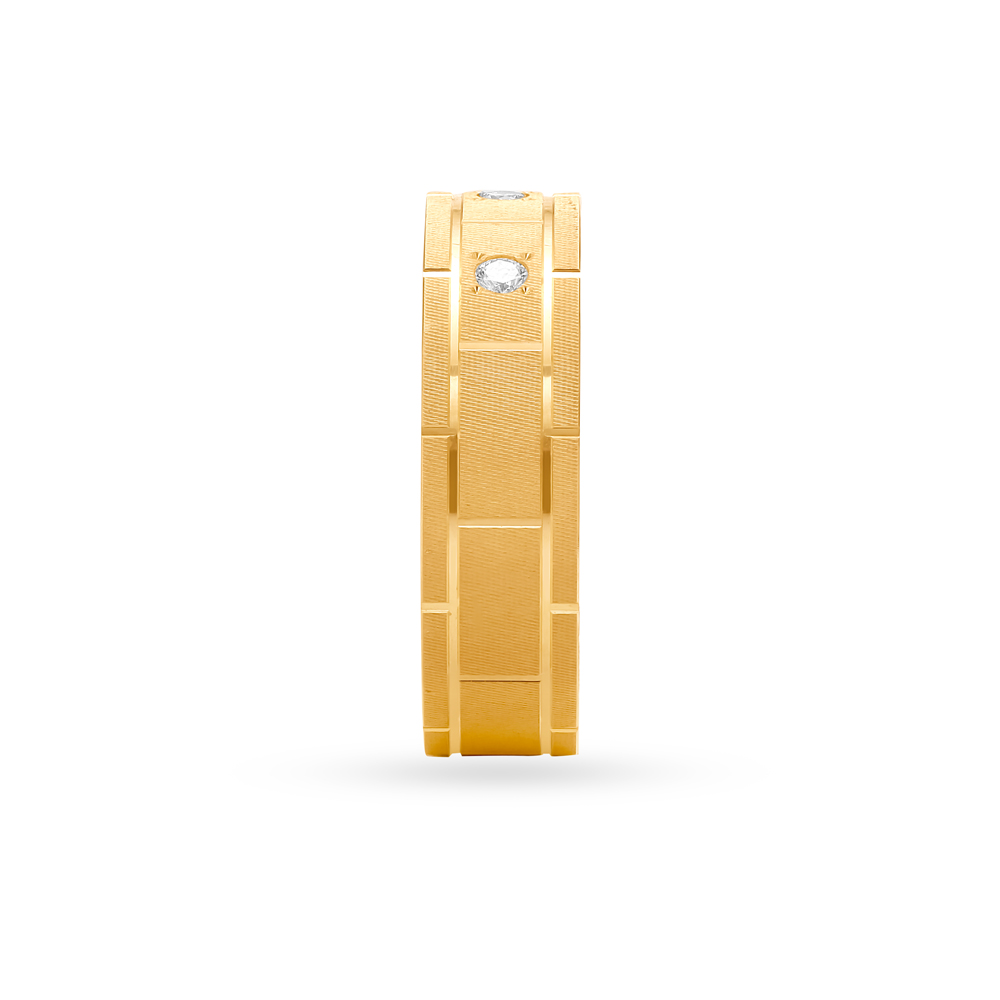 Textured Diamond Men's Finger Ring,,hi-res image number null