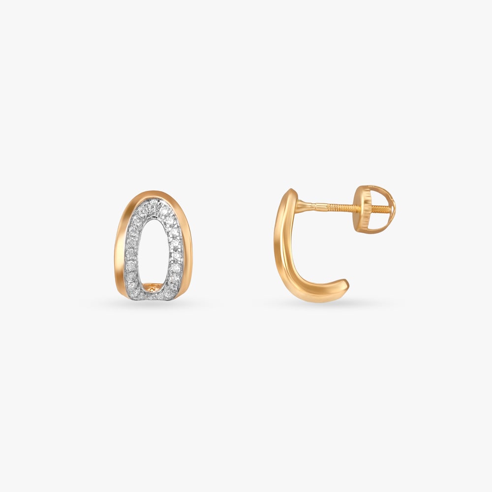 Pure Radiance Diamond Hoop Earrings,,hi-res image number null