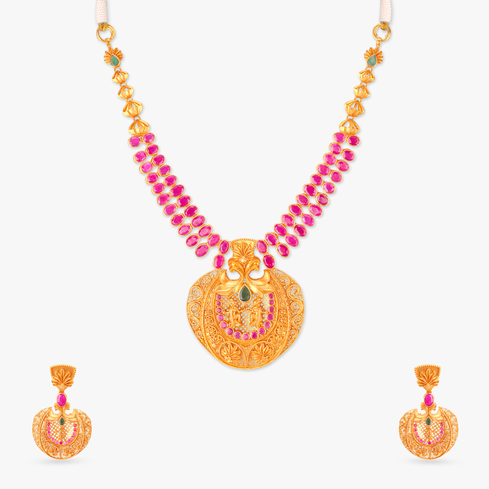 Vilakku Grace Necklace set,,hi-res image number null