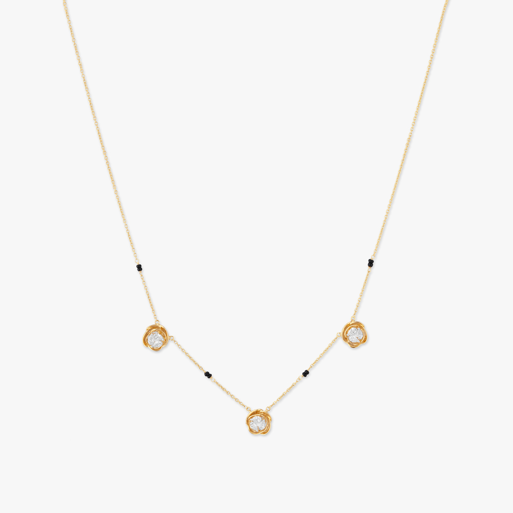 

Trinity Spark Diamond Mangalsutra