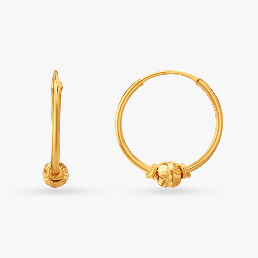 Sophisticated Simplicity Hoop Earrings For Kids,,hi-res image number null