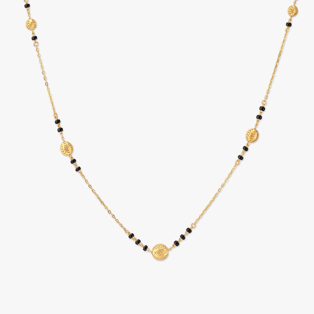 Modern Weave Gold Mangalsutra,,hi-res image number null