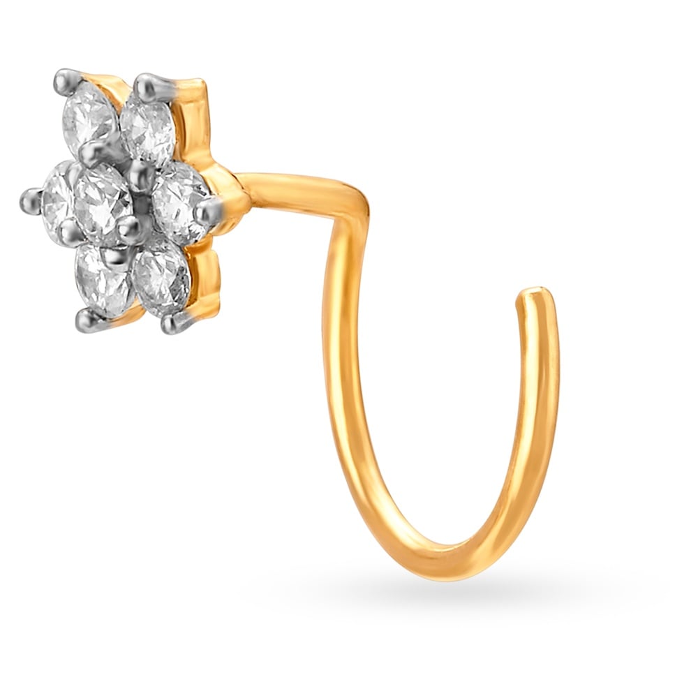 Vanca Diamond Nose Pin,,hi-res image number null