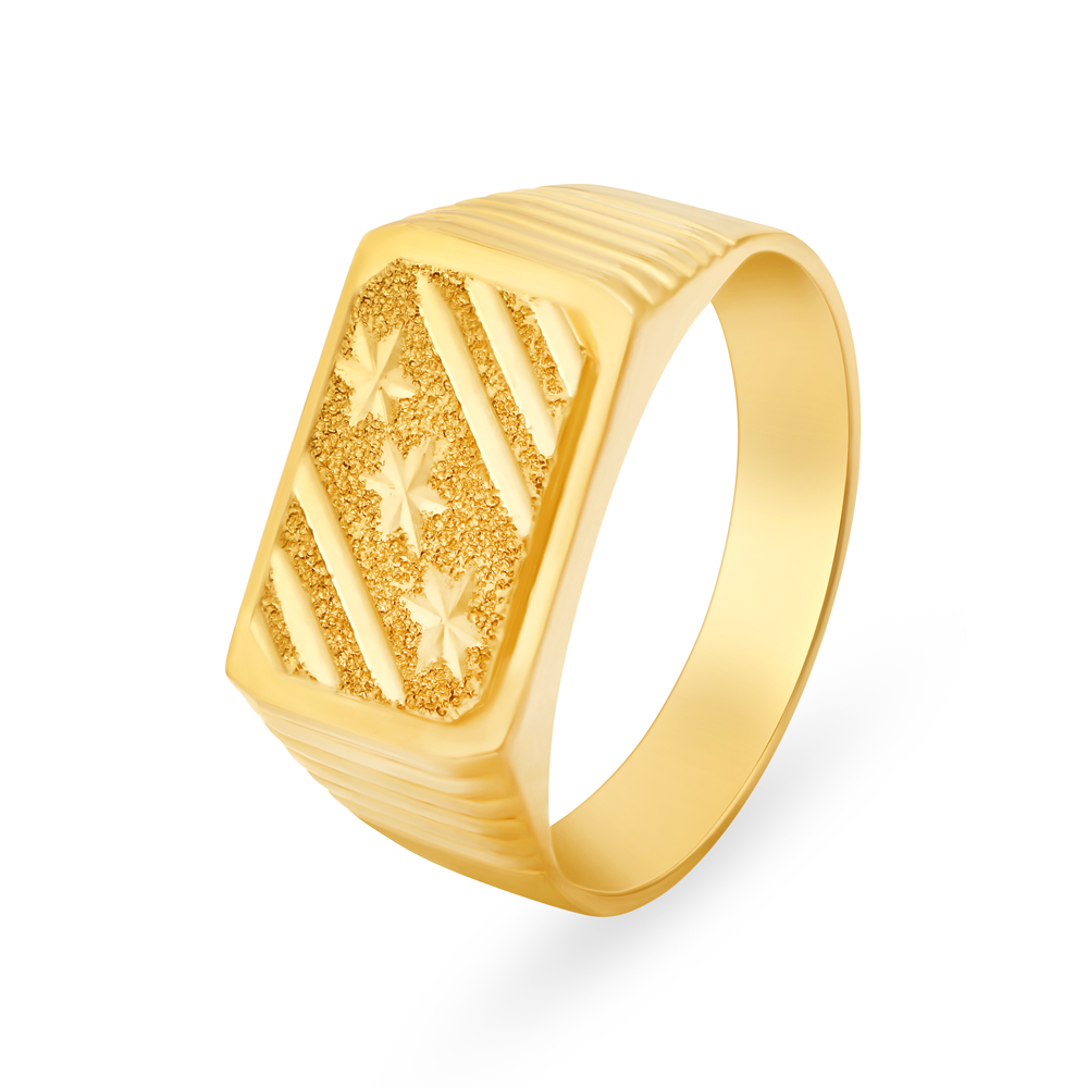 Elegant Gold Ring for Men