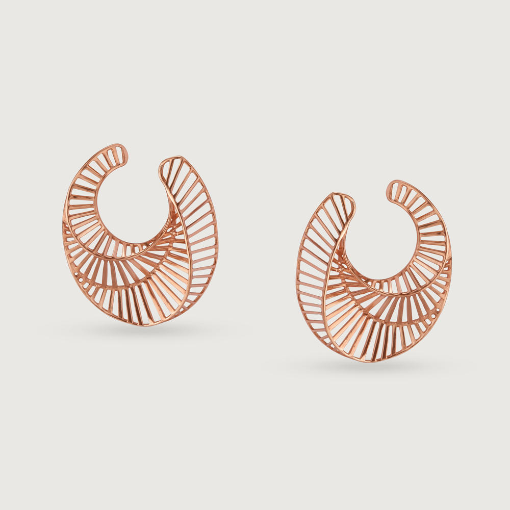14KT Rose Gold Hoop Earrings,,hi-res image number null
