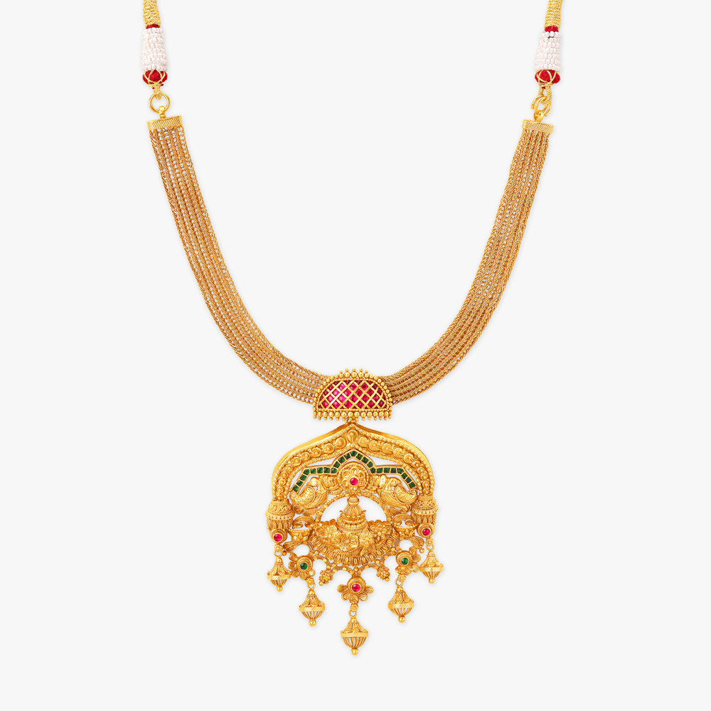 Majestic Beauty Gold Necklace Set,,hi-res image number null
