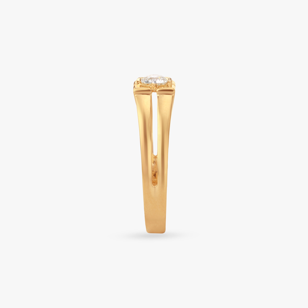 Parallel Frame Solitaire Ring,,hi-res image number null