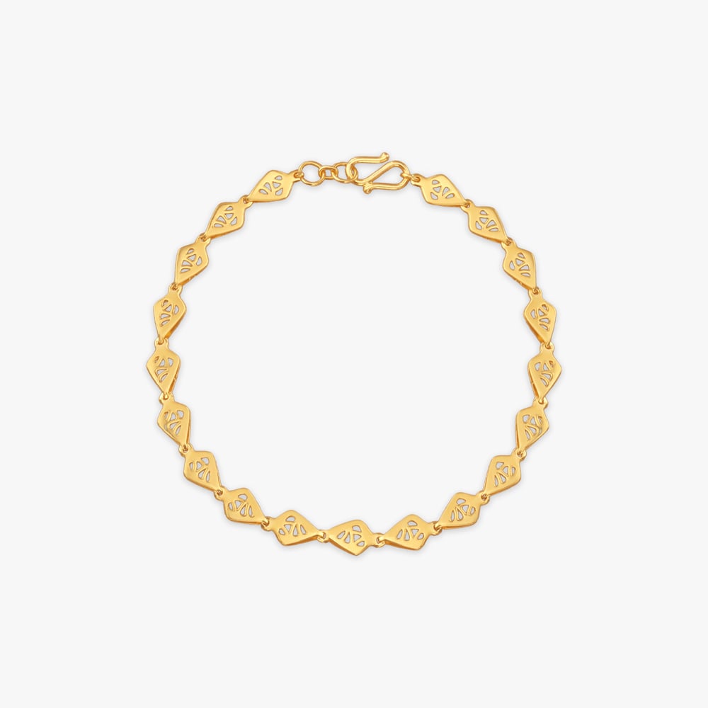 

Angular Glow Gold Bracelet
