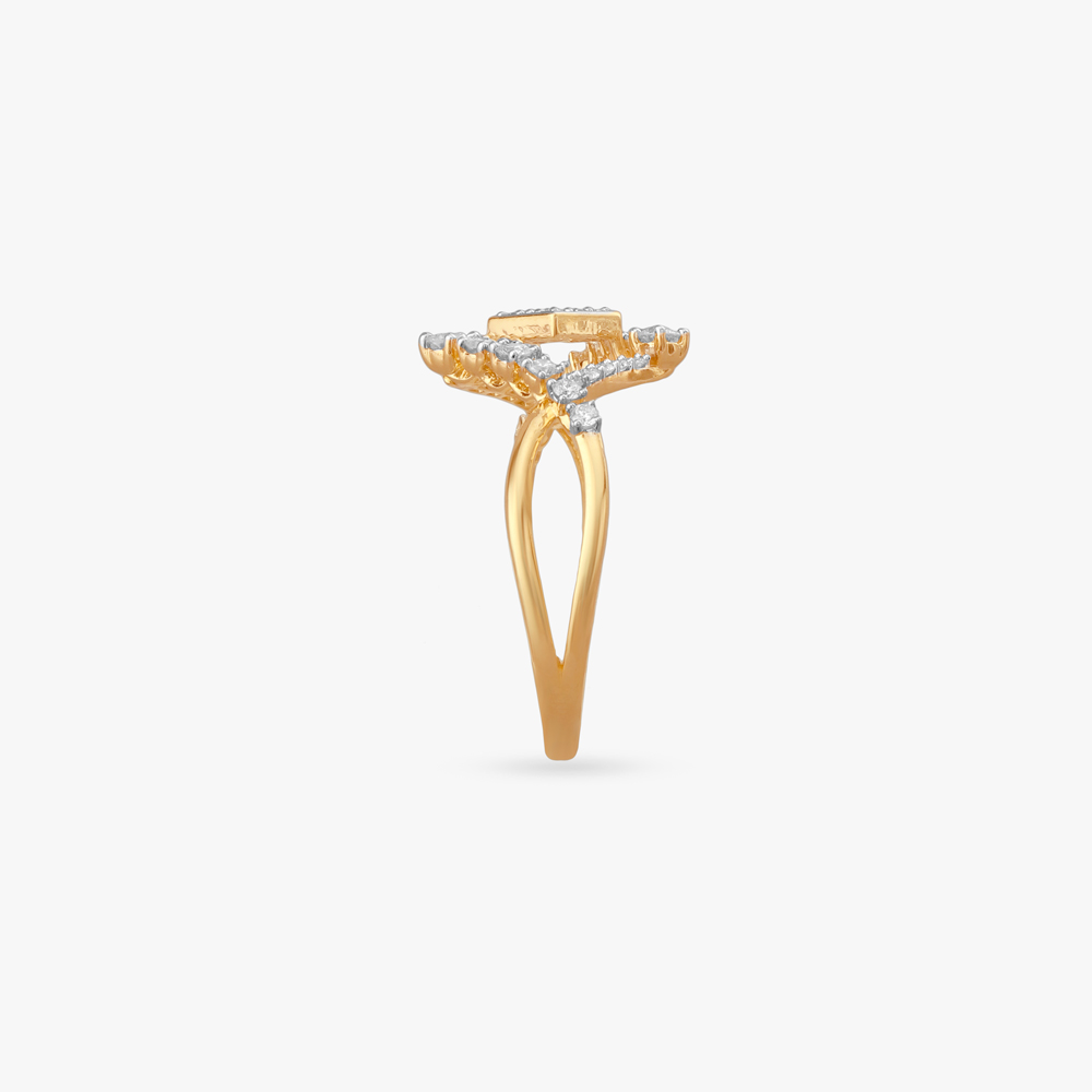 Chic Prism Diamond Finger Ring,,hi-res image number null